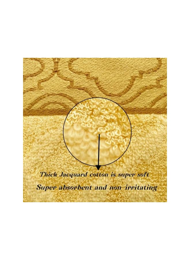 The Bros Soft and absorbent cotton thickened and quick drying luxury hotel bath towel set size 70 * 140cm environmentally friendly and durable bathroom daily home spa sports and travel (Mixed color) - Image 2