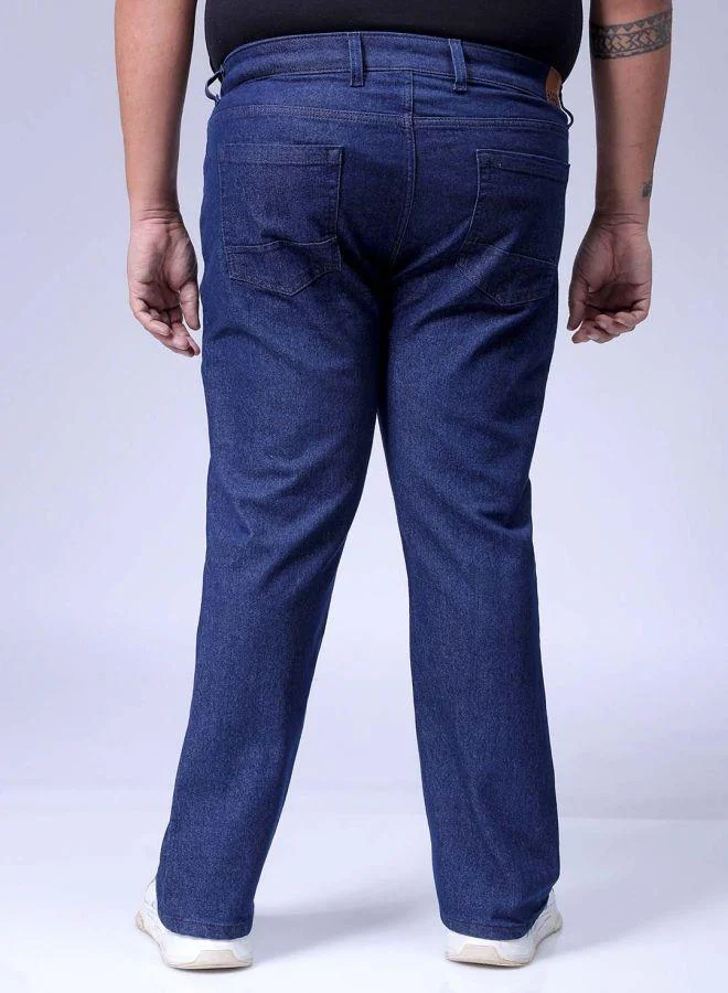 HARDSODA  Men Plus Size Bootcut Solid Mid-Rise Stretchable Jeans for Men | Best Price UAE