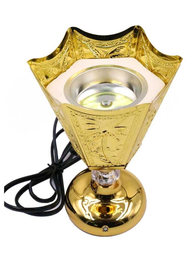 Bakhoor BoSidin Oud Bakhoor Arabic Incense Burner Electric Mabkhara Gold  - Image 2