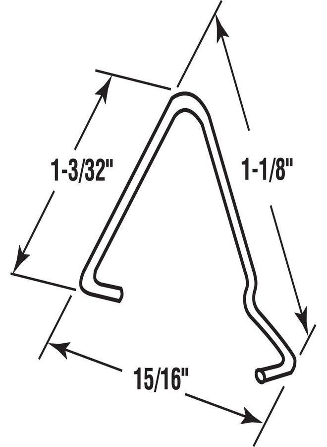 Prime-Line PL 14856 Steel Sash Window Glazing Clip (50 Pack) - Image 2