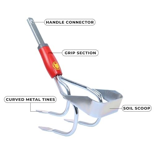 WOLF Garten Wolf-Garten 71AAA004650 Tine Cultivator/Weeder, Working Width 10 cm, Ideal for Loosening & Ventilating Medium-Heavy Soils - IEM - Image 4