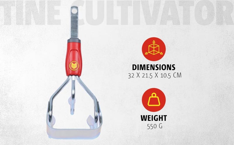 WOLF Garten Wolf-Garten 71AAA004650 Tine Cultivator/Weeder, Working Width 10 cm, Ideal for Loosening & Ventilating Medium-Heavy Soils - IEM - Image 3