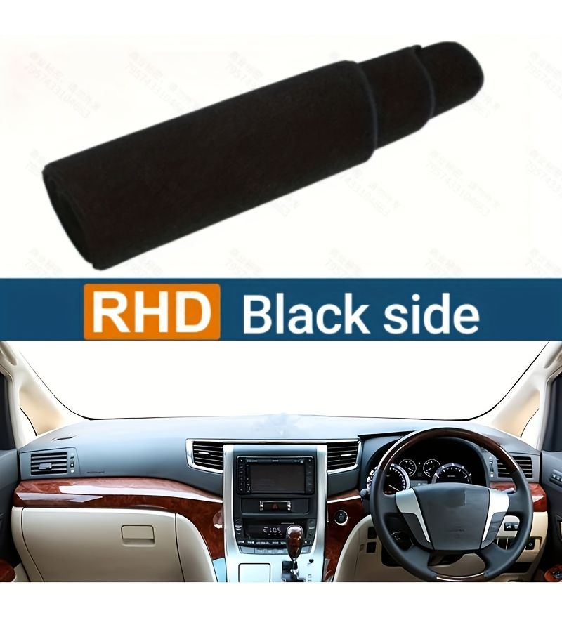 Dashboard Cover Dash Mat For Alphard Vellfire 2008 2009 2010 2011 2012 2013 2014 2015 2016 Sun Shade Protector Carpet Anti Glare Black Left Hand Drive - Image 5