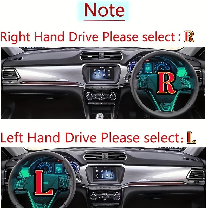 Dashboard Cover Dash Mat For Alphard Vellfire 2008 2009 2010 2011 2012 2013 2014 2015 2016 Sun Shade Protector Carpet Anti Glare Black Left Hand Drive - Image 4
