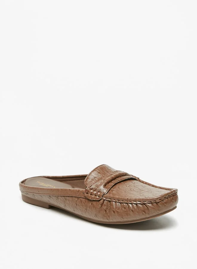 فلورا بيلا من شو إكسبرس Women's Textured Slip-On Mules