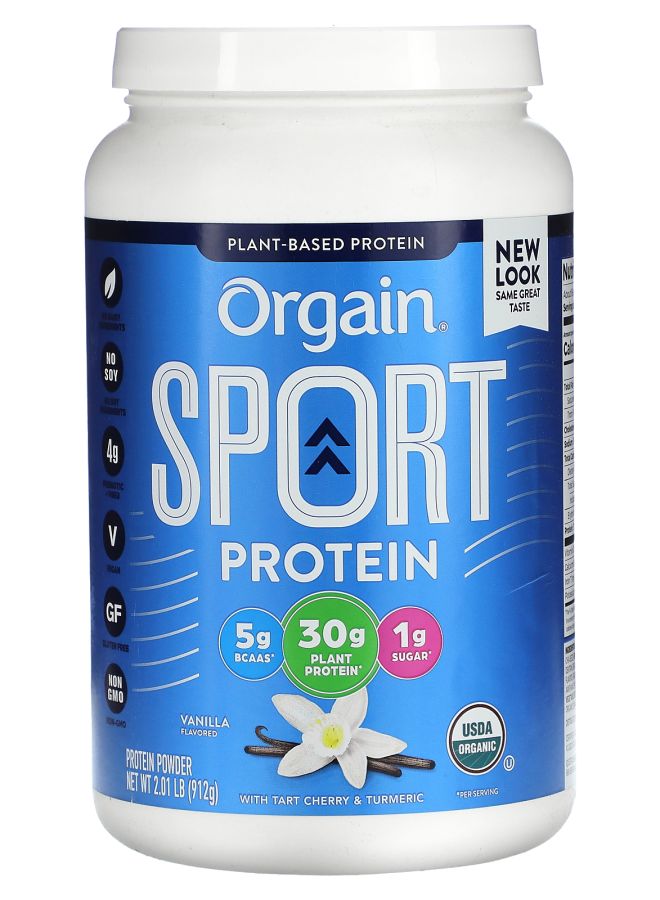 Sport Protein Powder Plant-Based Vanilla 2.01 lb (912 g)