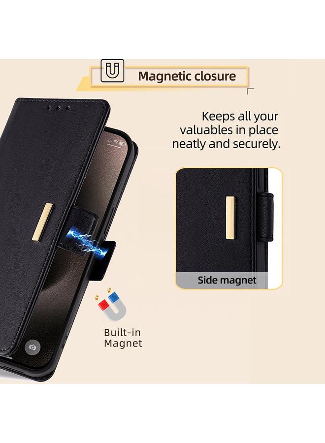 زبون جراب هاتف iPhone 13 Pro Max Crossbody Chain Leather - Image 4