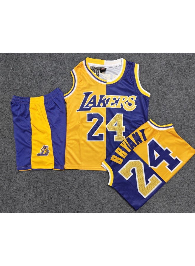 Long-term Spot Warriors Lakers Kobe James Raptors Bulls Children's Basketball Uniforms Jerseys Toddler Performance Uniforms