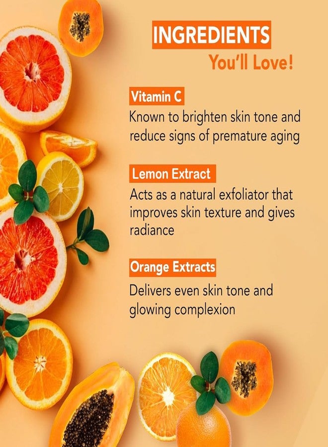 Lilium Vitamin C Face Wash 500ml | Brightening Face Cleanser for Glowing Skin | Reduces Wrinkles, Scars & Dark Spots | Hydrating & Gentle on All Skin Types - Image 4