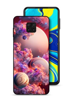 Tolwak Xiaomi Redmi Note 9 Pro Protective Case Cover Clouds Abstract Art  - Image 1