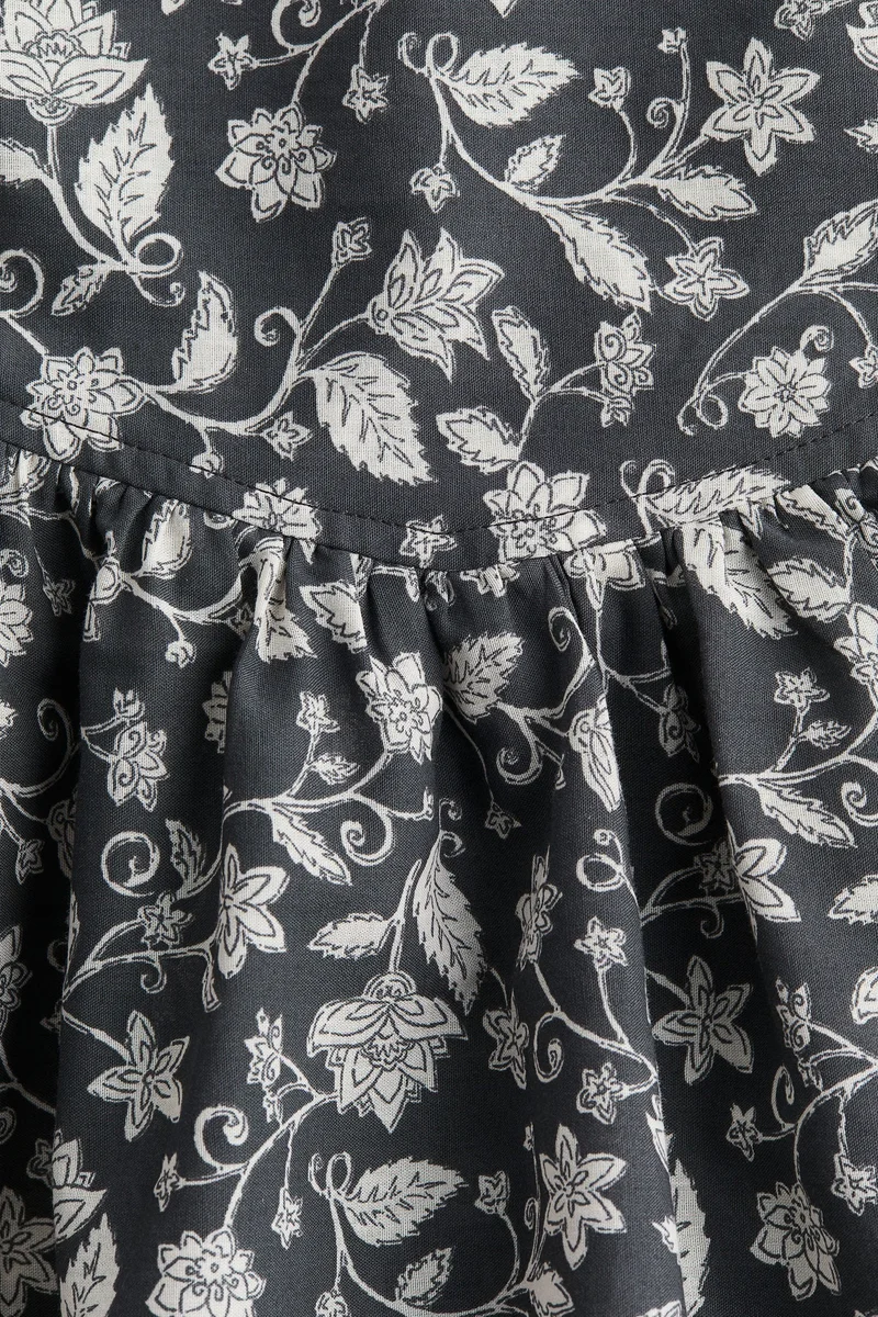 H&M Tiered cotton skirt