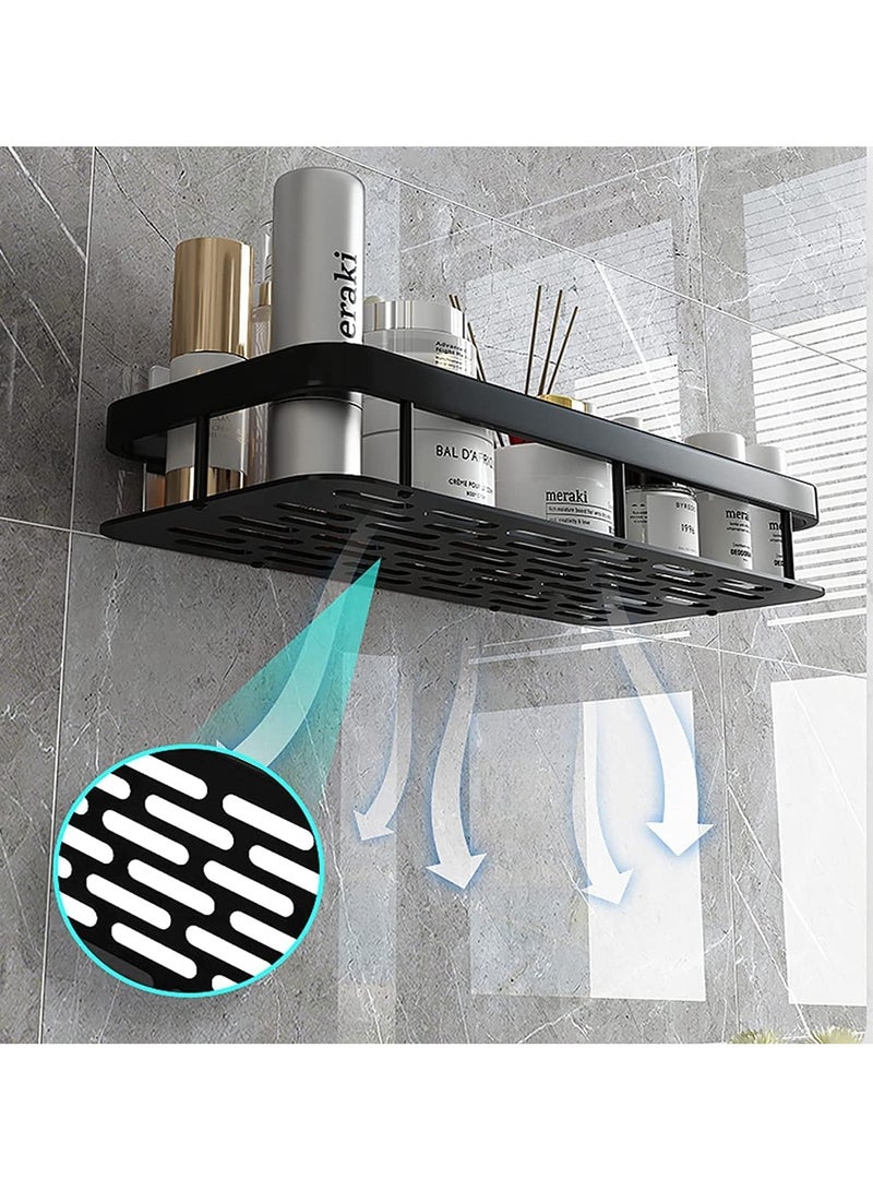 general 2 Pack Shower Shelf, Bathroom Shower Shelf, Bathroom Storage Shelf Shower Shelf, Wall Shelf, No Drilling Wall Mounted Stainless Steel Shower Shelf for Kitchen Bathroom Storage - Image 4