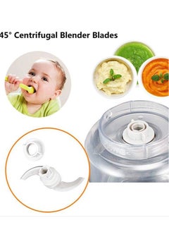 استمتع بحياتي خلاط بخاري لطعام الأطفال BPA وخالي من الفثالات ومقاوم للكسر - أبيض وبرتقالي  - Image 5