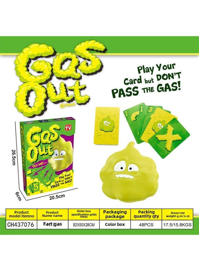 Fart Card Card Gas Out Game Desktop Prank Game Party Parent-child Interactive Toy-Color:Fart Cloud Toys  - Image 4