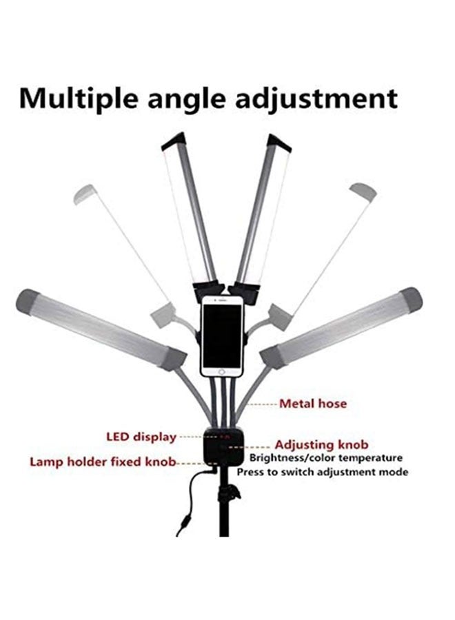 Flexible Double Arms Photography Light  3000K-5600K Dimmable With  1.6M/63in Metal Light Stand  - Image 5