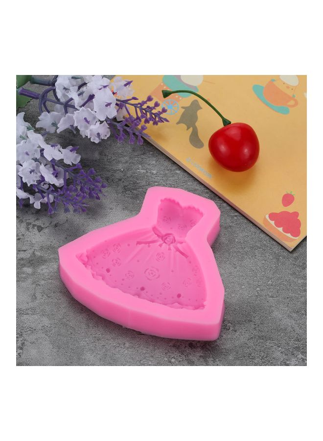 Princess Dress Silicone Mould Pink 12centimeter - Image 3