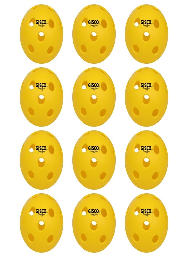 GISCO Pickleball Ball with 26 Holes Indoor & Outdoor | Durable Balls for All Pickleball Paddles & All Skill Levels Perfect Bounce, Lightweight, Perfectly Balanced Balls - Image 1