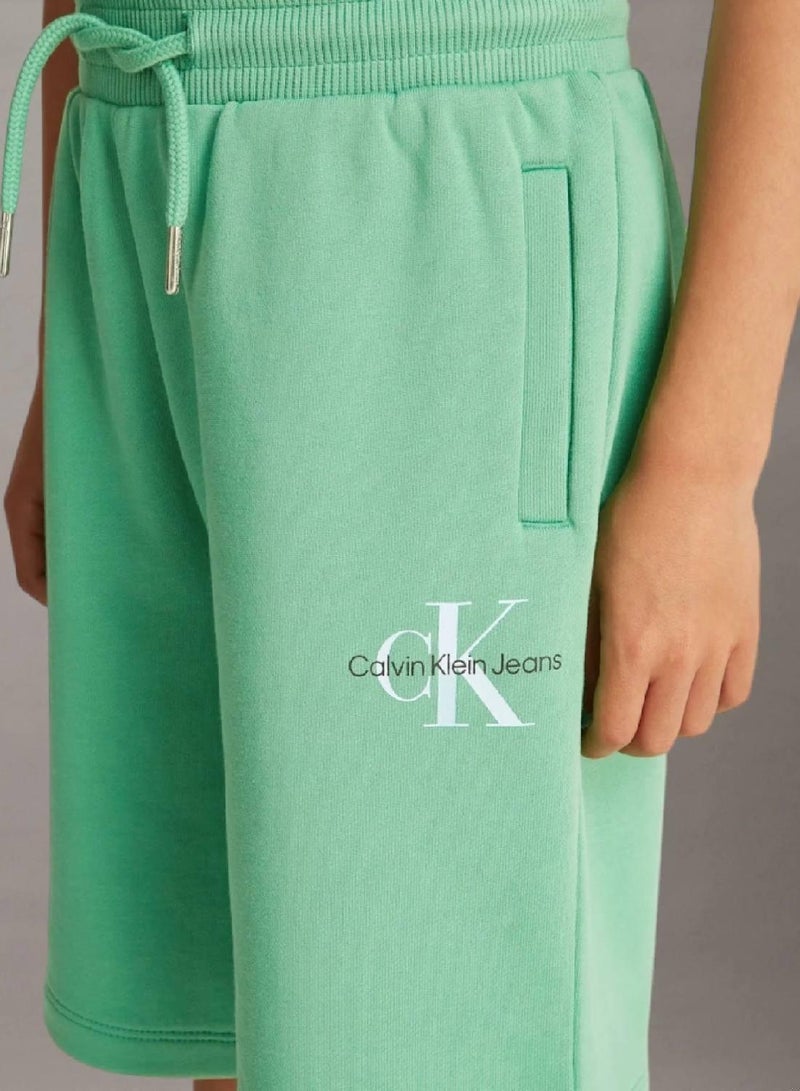 Calvin Klein Jeans Kids' Relaxed Terry Jogger Shorts - Image 3