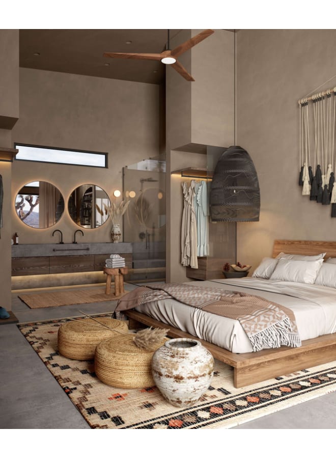 ريترو RA-BD29 سرير 160×120×200سم – بني - Image 3
