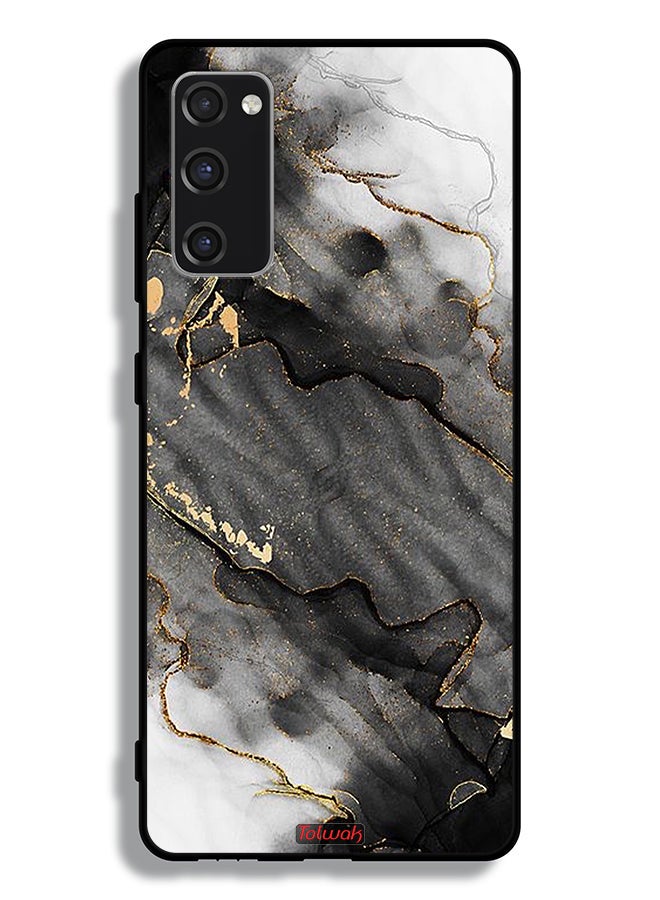 Tolwak Samsung Galaxy S20 FE Protective Case Cover Glitter Marble - Image 2