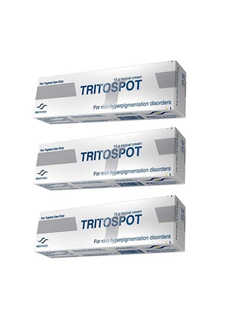 Tritospot Tropical Cream For Hyperpigmentation Problems for Men and Women 3 pcs