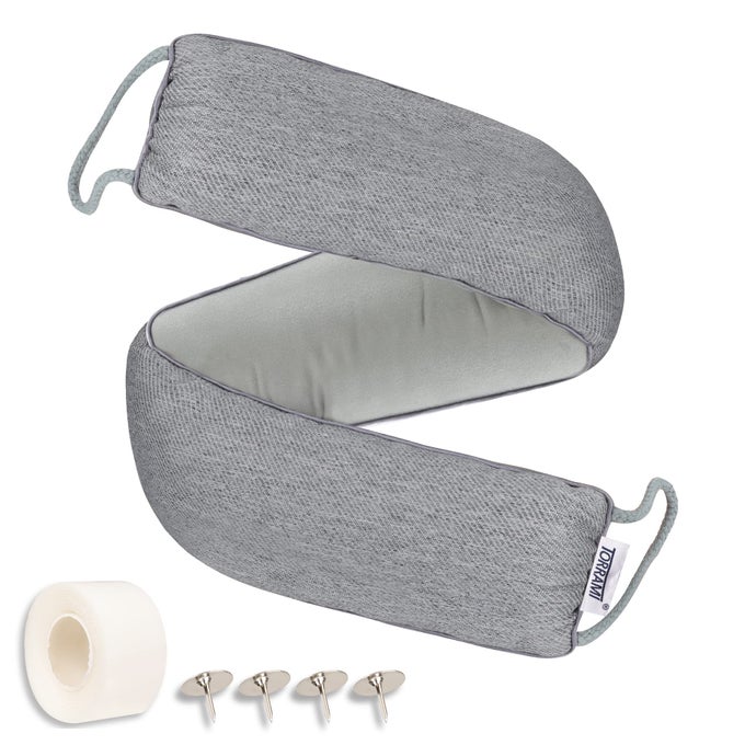 32 DOOR DRAFT STOPPER UNDER BOTTOM INSULATION NOISE AIR STOPPER 216LBDRAFT STOPPER GUARD SEAL FOR DOORS AND WINDOWS DARK GRAY
