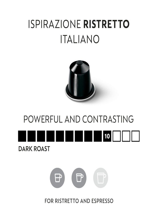 Nespresso Ispirazione Ristretto Italiano, Original Line Coffee Capsules, Dark Roast Espresso, 20 Count Coffee Pods, Brews 1.35 oz - Image 2