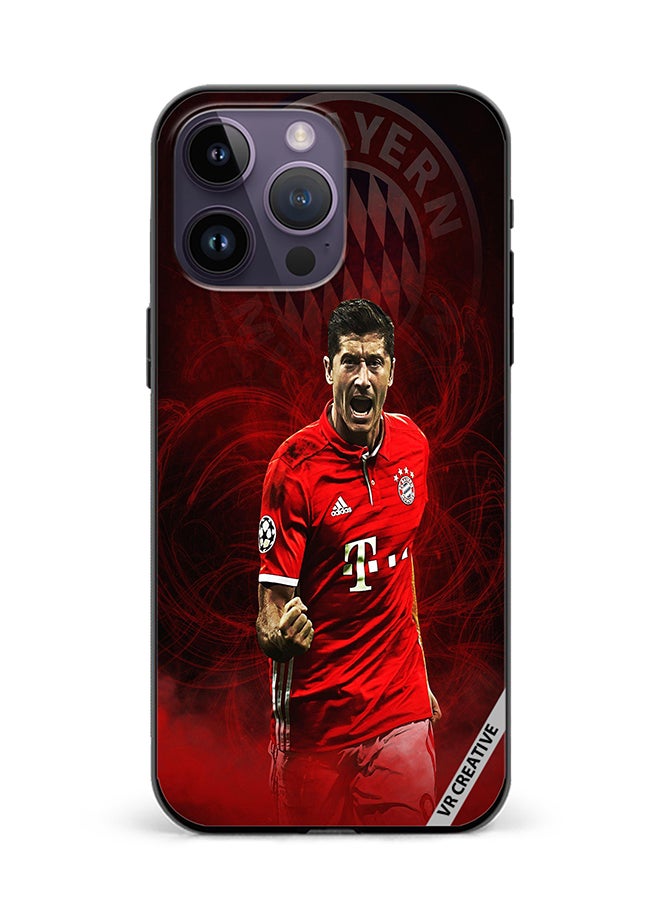 VR CREATIVE Protective Case Cover For Apple iPhone 16 Pro Lewandowski Design Multicolour - Image 1