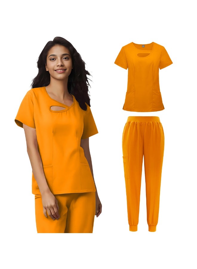 NIBEMINENT Design Nurse Uniform Set of Sweatshirts Clothes for Medical Women Beauty Salon Uniform Woman  Scrubs Uniforms Sets - Image 1