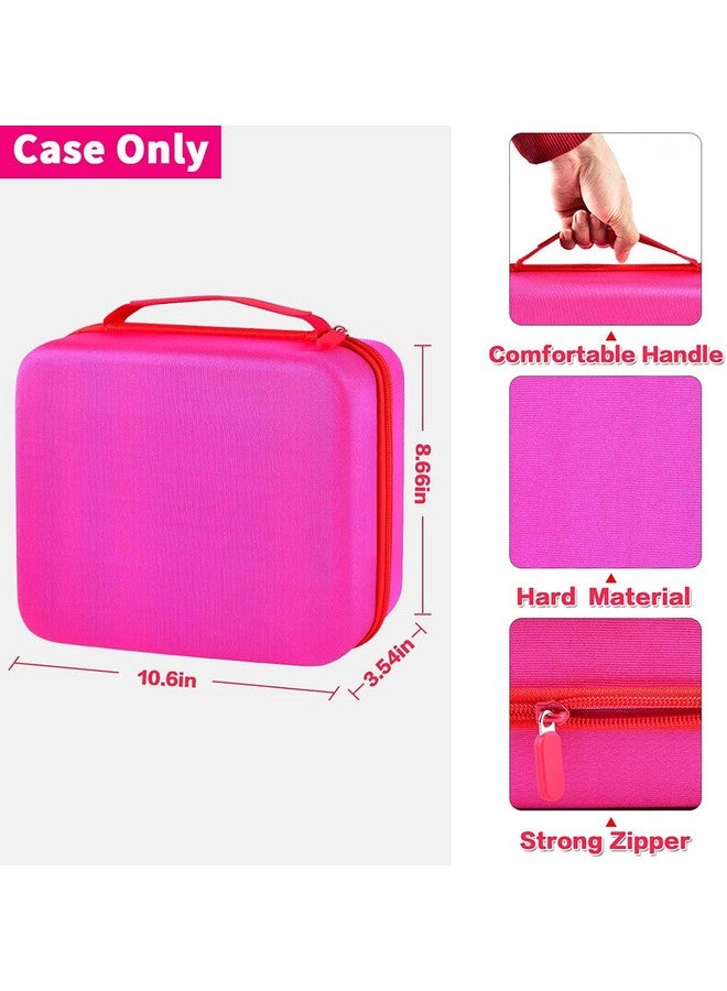 PAIYULE PAIYULE Case for Tonies Figures Audio Play Character, Figurine Storage Carrying Holder for TonieBox Characters for Kids, Toy Organizer Box-Bag Only, Red  - Image 2