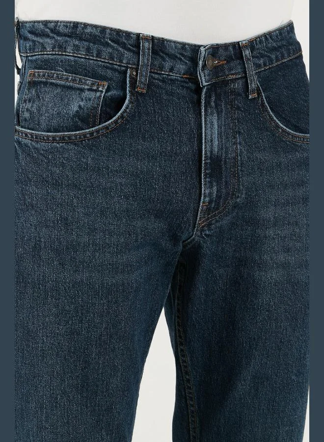 Buratti  Buratti Stretch Cotton Comfort Fit High Waist Straight Leg Jeans Men's JEANS 4400C04TEXAS for Men | Best Price UAE