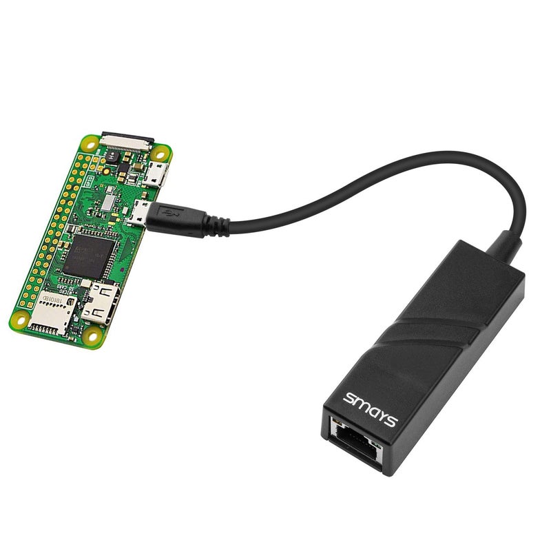 Smays Micro USB OTG Ethernet Adapter for Raspberry Pi Zero, Android Tablets (6.0+) & Phones, Samsung Galaxy Tab Pro 10.1 - USB to RJ45 Wired LAN Network Adapter - Image 2