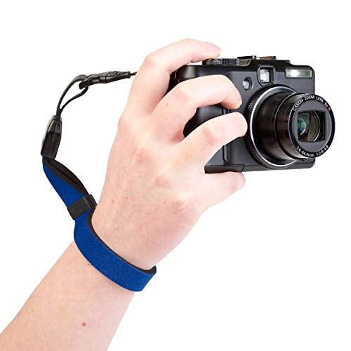 OP/TECH USA Cam Strap - QD | Quick Release Wrist Strap for Digital, Film & Vintage Cameras – Royal, Made in USA - Image 1