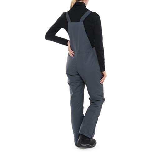 SkiGear Women's Essential Insulated Bib Overalls, Steel, 4X Tall - Image 2