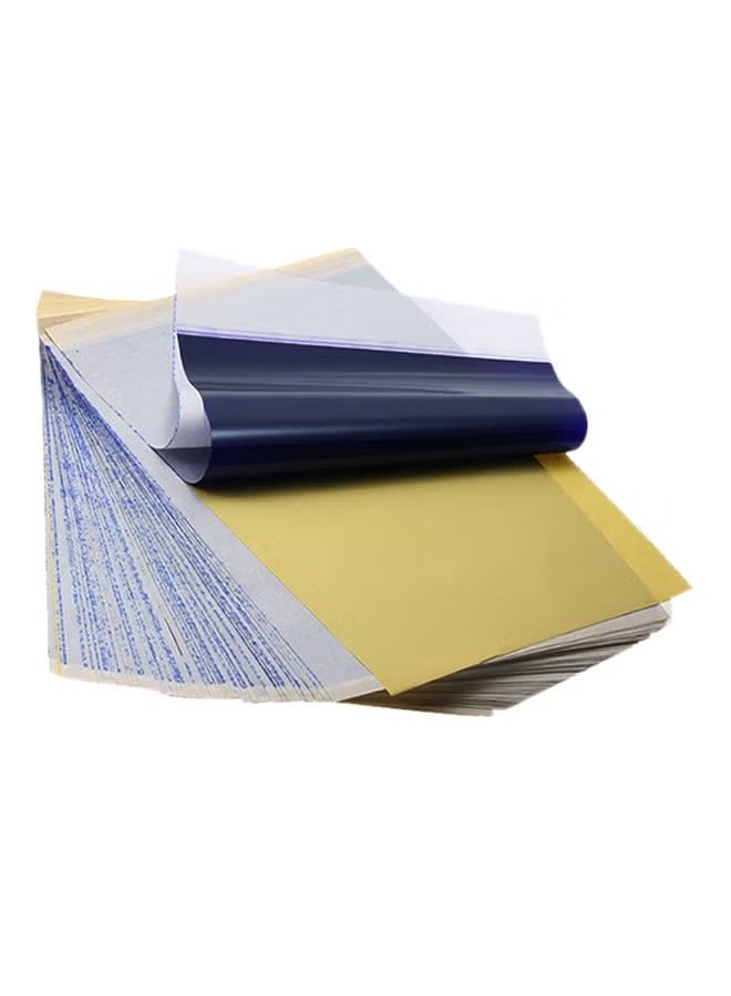 ORiTi 30 Sheets A4 Size Tattoo Stencil Paper Set Blue - Image 1