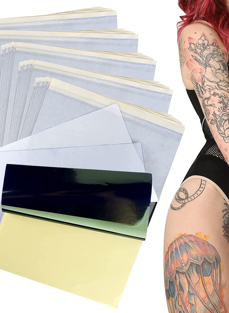 ORiTi 30 Sheets A4 Size Tattoo Stencil Paper Set Blue - Image 4