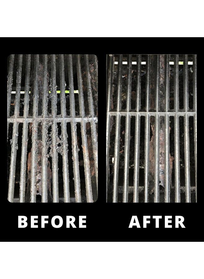 Grill Rescue رأس تنظيف قابل للاستبدال لشواية باربكيو، بدون شعيرات - أدوات كشط فريدة ومتينة للشوايات المصنوعة من الحديد الزهر أو الفولاذ المقاوم للصدأ، منظف الشواية (فرشاة الشواء) - Image 5