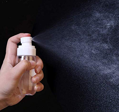 LASSUM 2 Pcs 30ml/1oz Mini Fine Mist Spray Bottles, Empty Clear Travel Containers Water Mist Sprayer for Cosmetic Skincare Lotion Perfumes - Image 4