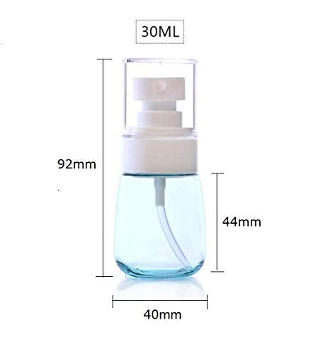 LASSUM 2 Pcs 30ml/1oz Mini Fine Mist Spray Bottles, Empty Clear Travel Containers Water Mist Sprayer for Cosmetic Skincare Lotion Perfumes - Image 2