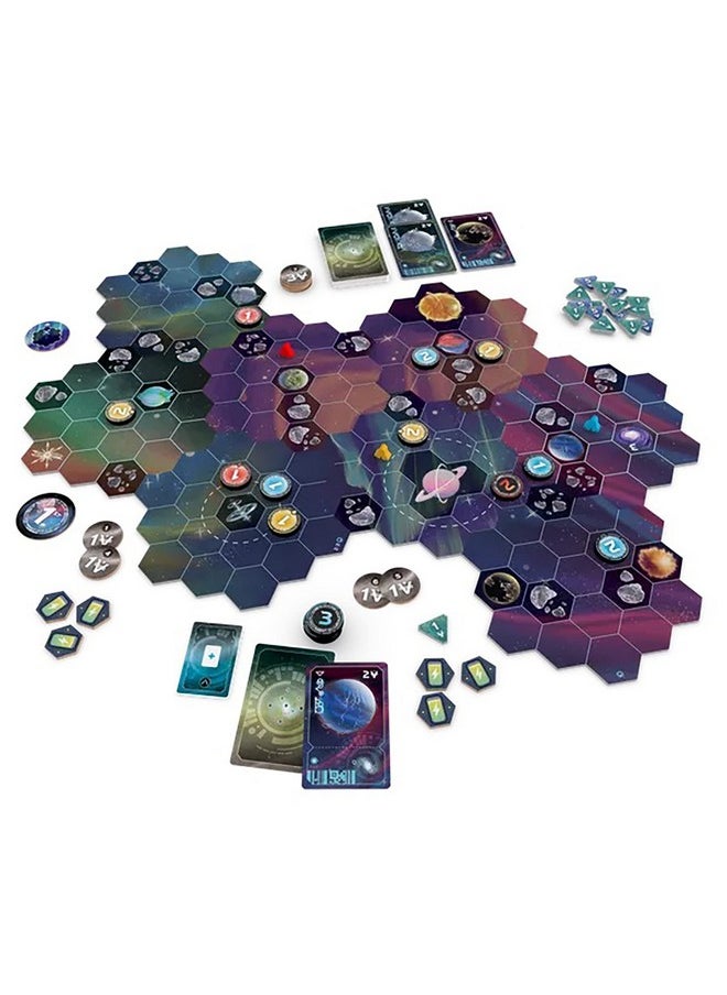AEG Wormholes Galactic Board Game Connect The Galaxy Deliver Passengers Ages 14+ 15 Players 4560 Min Alderac Entertainment Group  - Image 3