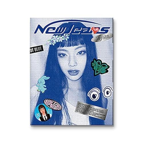 ألبوم DREAMUS NewJeans الجديد 1st EP نسخة Bluebook CD ملصق صغير على العبوة دفتر ملاحظات كتاب صور كتاب دليل الهاتف كتاب الهوية
