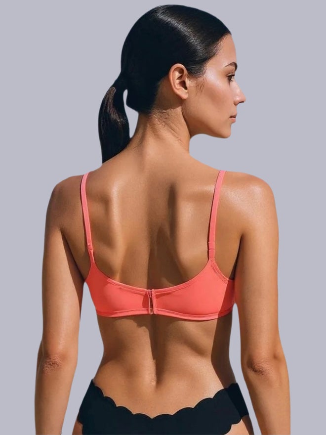 Eden Pack of 2 - Non-Padded Non Wired Cotton Blend T-Shirt Bra - Image 3