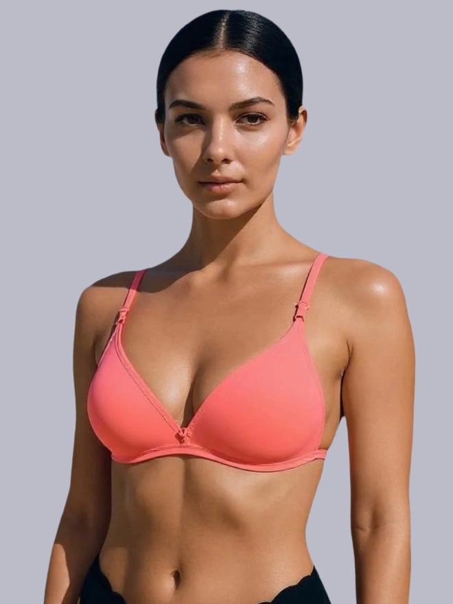 Eden Pack of 2 - Non-Padded Non Wired Cotton Blend T-Shirt Bra - Image 2