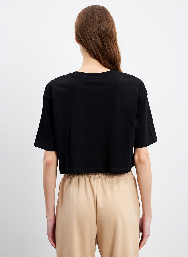 LC WAIKIKI Crew Neck Women's Crop Top - Image 4