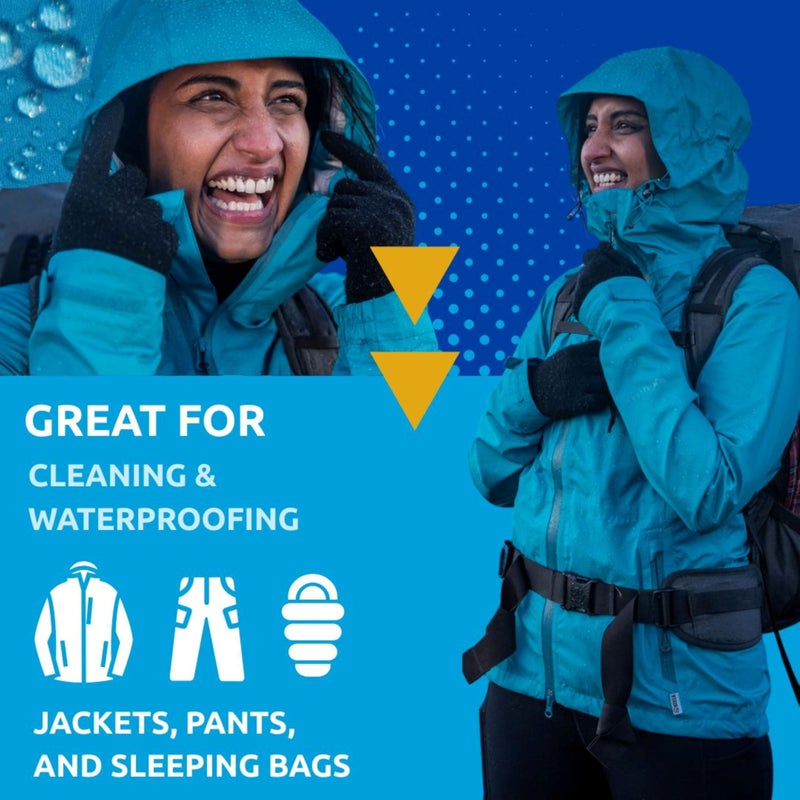 Nikwax Hardshell Cleaning & Waterproofing Duo-Pack, 300ml, Cleans and Restores Water Repellency on Jackets, Rain, Ski, and Snow Gear, Outerwear, Safe for Gore-Tex and DWR - Image 2