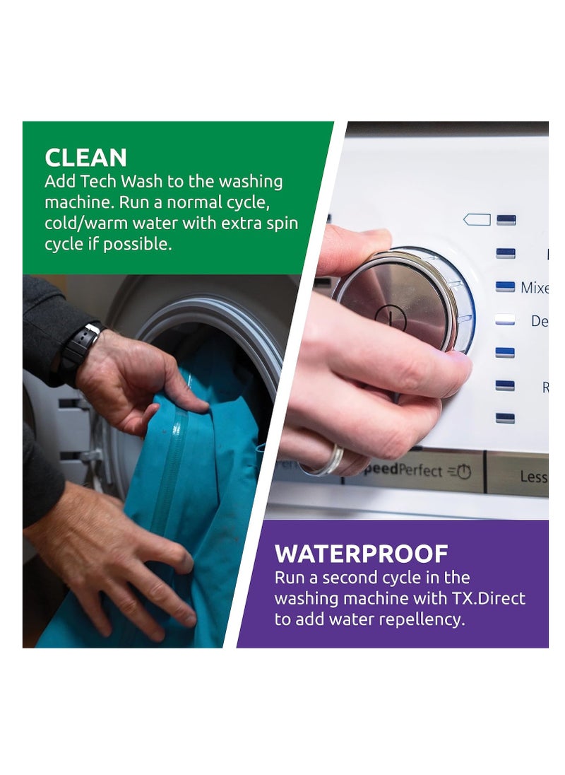 Nikwax - Nikwax hardshell cleaning & waterproofing duo pack - Image 1