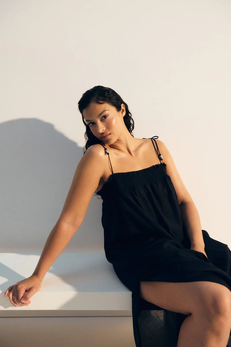 H&M Tie-strap beach dress