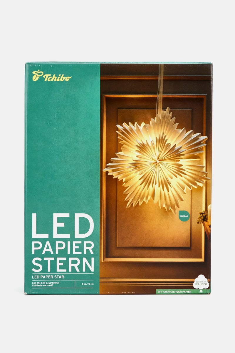 Tchibo LED Paper Star Light, White - Image 1