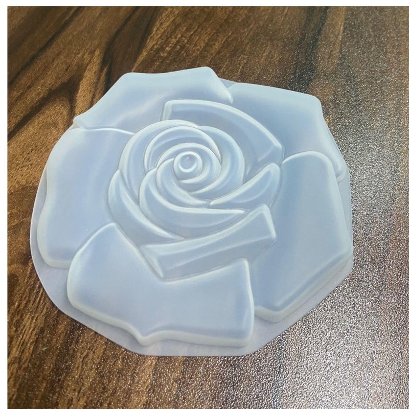 SNOOGG Pack of 2 Piece 6 inch Resin Mould Flower Tray Silicone Mould for epoxy Resin Casting and Resin Art, Anniversary Unique Gifting DIY Crafts Home Decor Wedding - Image 4