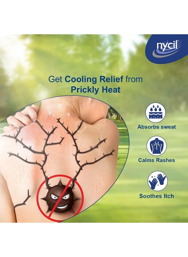Nycil Germ Expert Prickly Heat Powder,150gm+50gm, Assorted Fragrances (Cool Classic) with Bringa Cleanser Trial Pack - Image 5